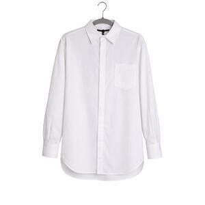 Maje NWT White Poplin Shirt Classic Shirt